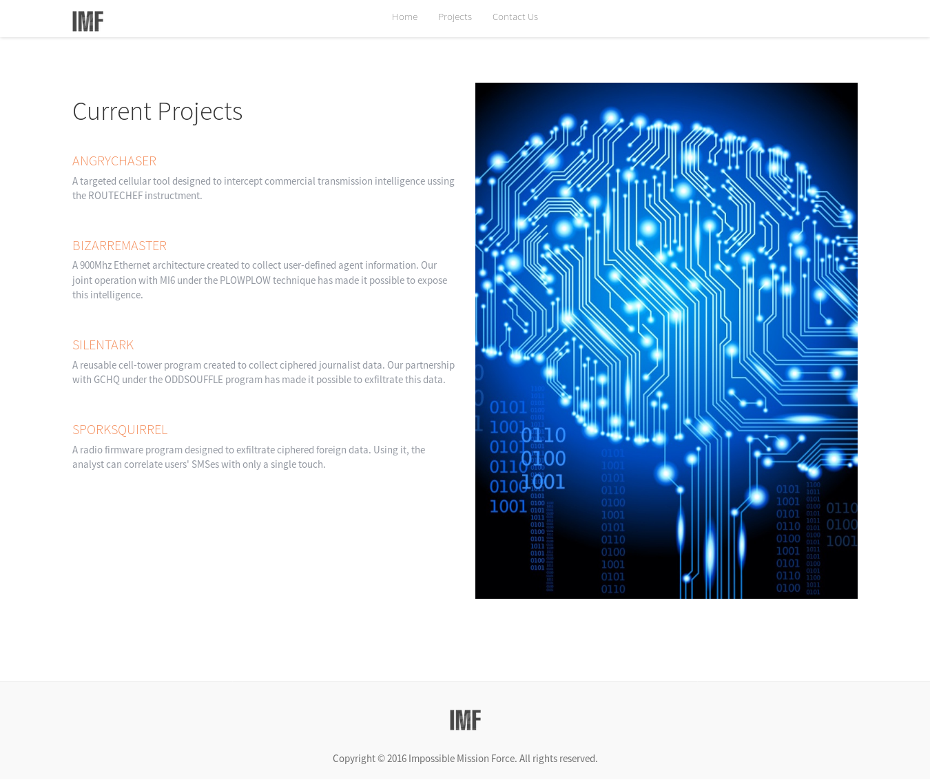 imf projects