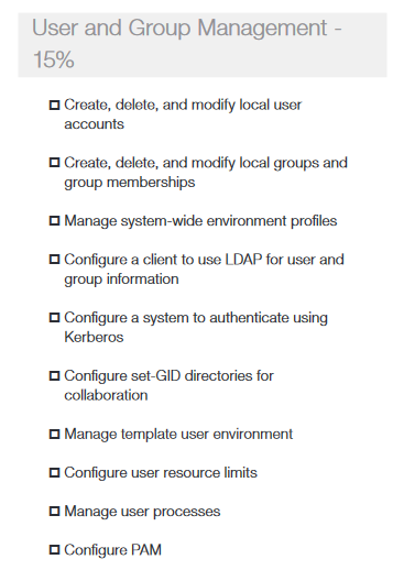 user and group cmds