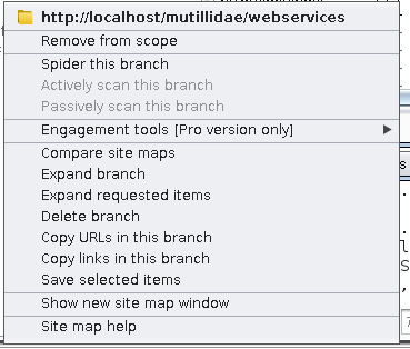 target sitemap menu